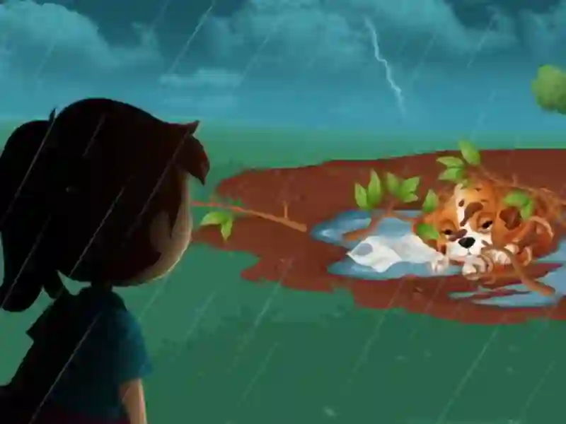 Hra Spasenie strateného šteniatka online