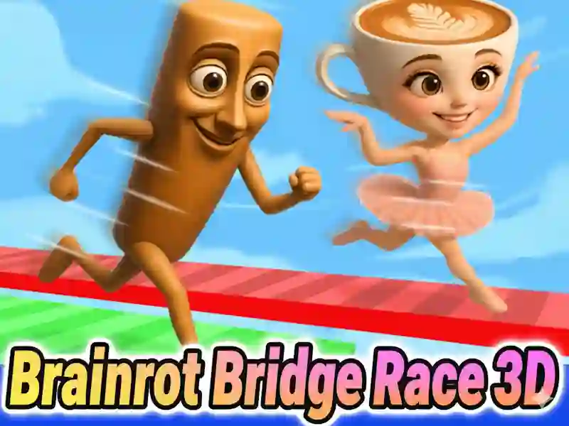 Hra Italian Brainrot: Bridge Race 3D online