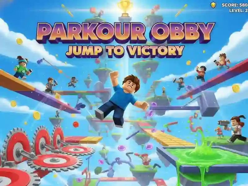 Hra Parkour Obby: Skok k víťazstvu online