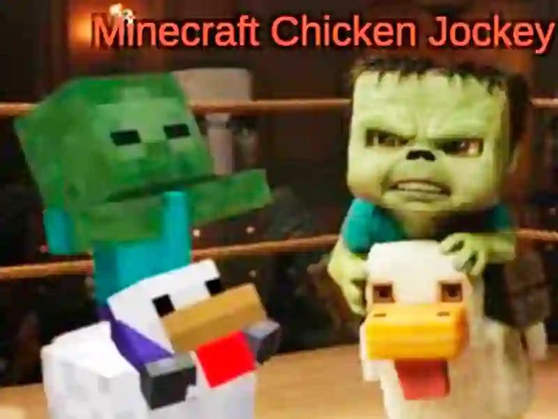 Hra Minecraft: Kuracie žokej online