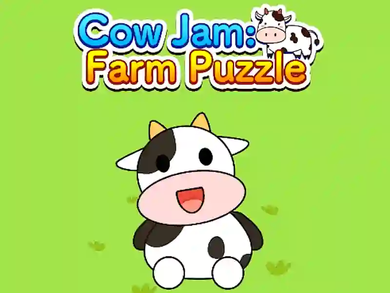 Hra Cow Jam Farm puzzle online