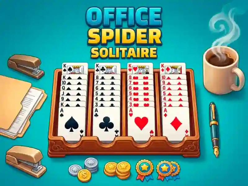 Hra Office Spider Solitaire online