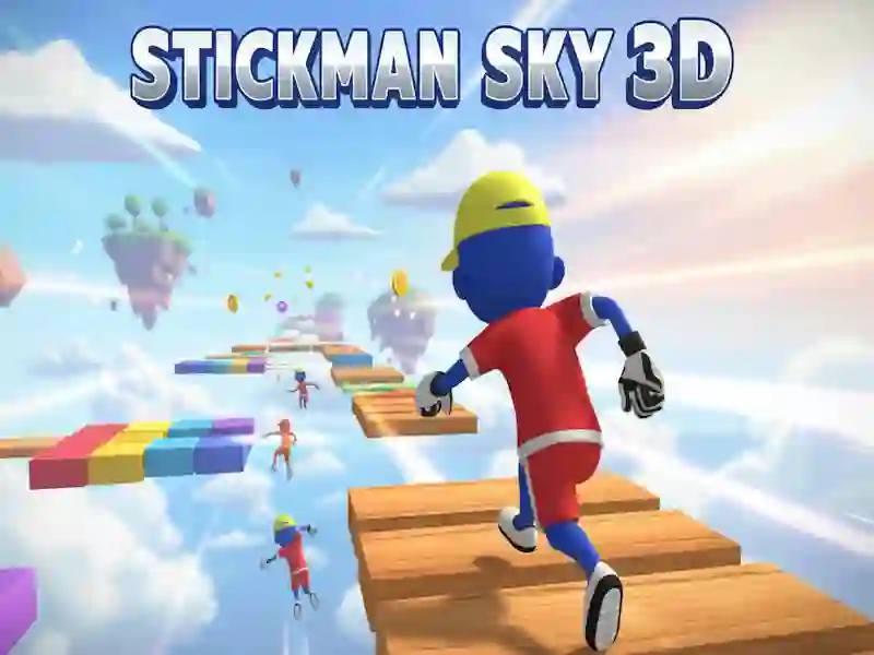 Hra Nebeský Stickman 3D online