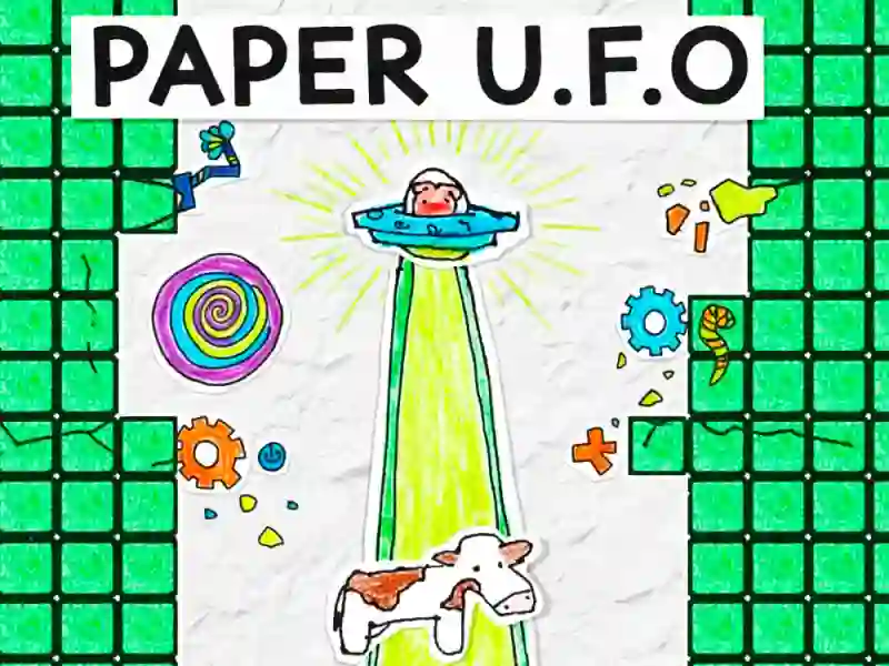 Hra Papierové UFO online