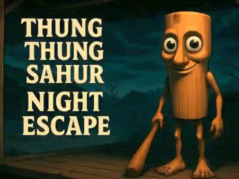 Hra Tung Tung Sahur Night Escape online Hra Tung Tung Sahur Night Escape online
