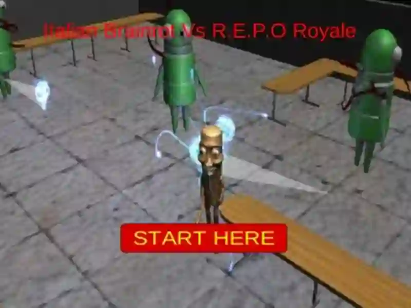 Hra Taliansky braynrot proti Repo: Royal Battle online