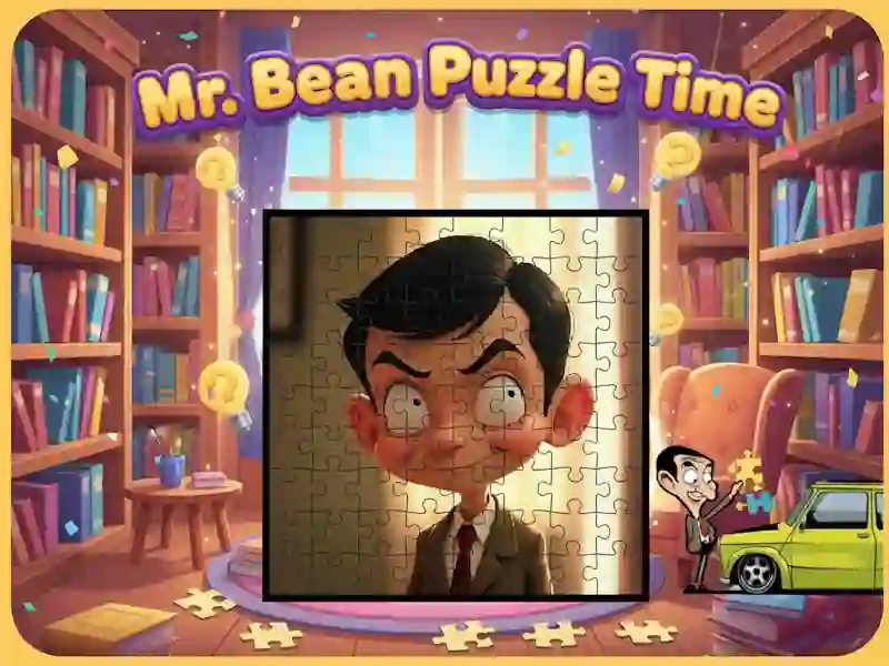 Hra Puzzle čas od pána Beana online
