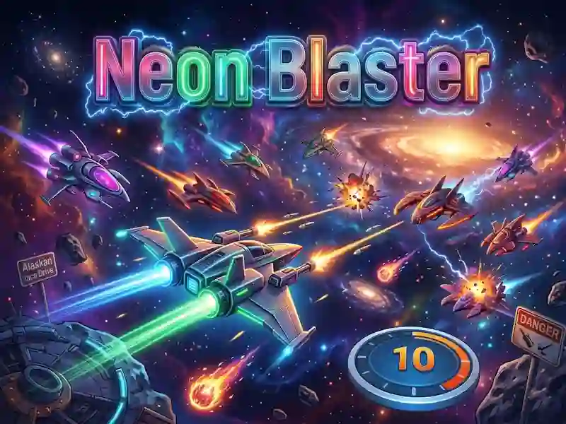 Hra Neónový blaster online