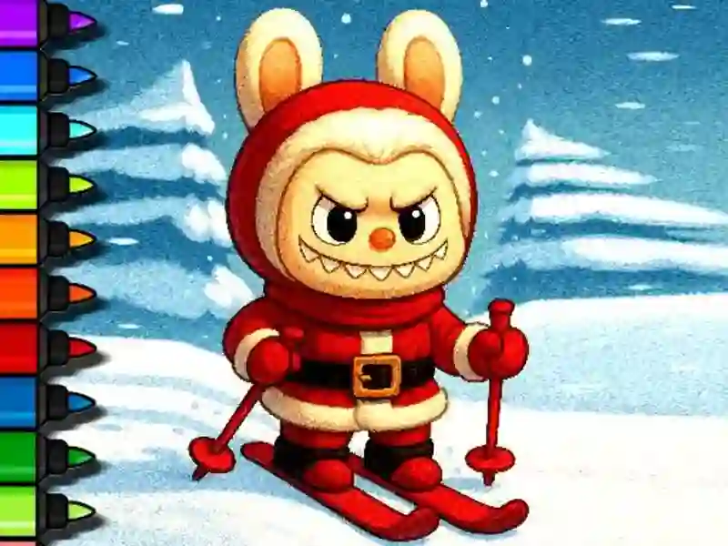 Hra Jednoduché farbenie Time Labubu online