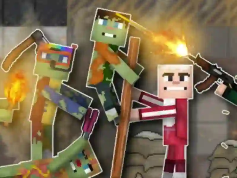 Hra Ľudia proti zombie online