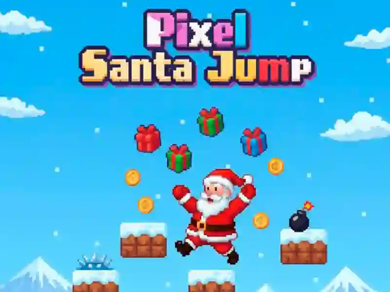 Hra Pixel Santa: Skákanie online