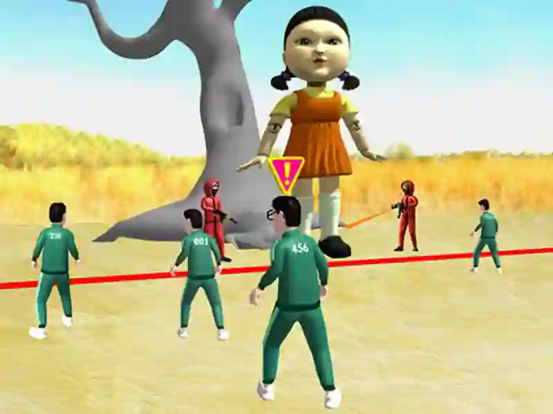 Hra Hranie Kalmara: červené svetlo zelené svetlo online