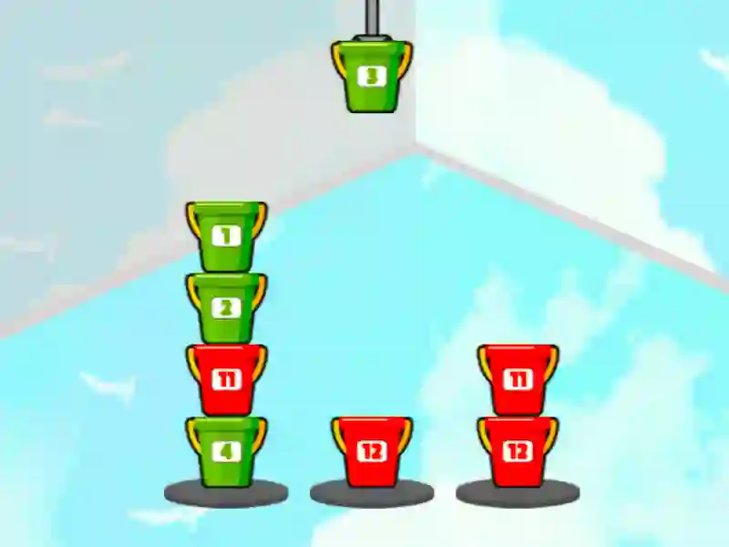 Hra Triediť vedrá online