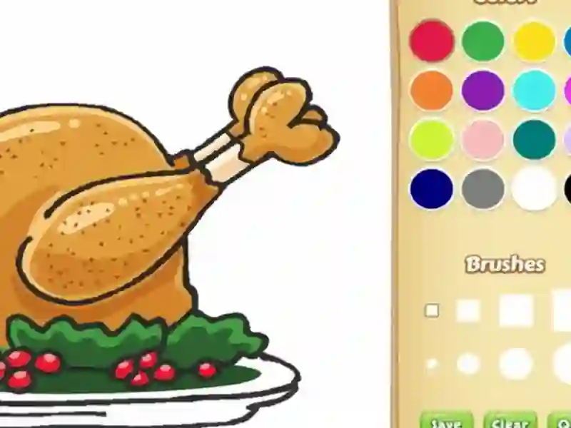 Hra Vyfarbenie knihy pre deti: jedlo online