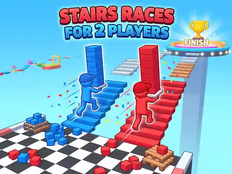 Hra Stairs Races For 2 Players online