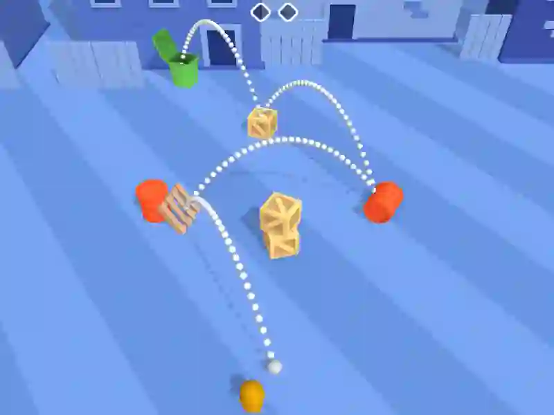 Hra Prejsť loptou 3D online