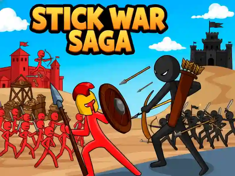 Hra Stickman War: Saga online