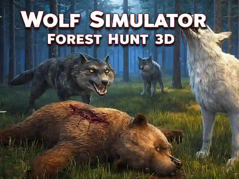 Hra Simulátor vlka Lesné poľovníctvo 3D online