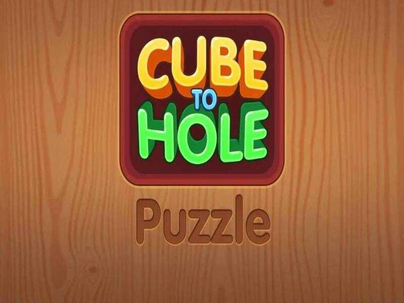 Hra Puzzle: kocka v diere online