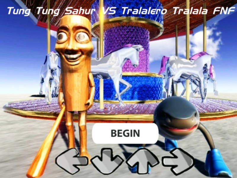 Hra Tung Tung Sahur vs Tralelerroe Tralala: Freee Knight Fankin online