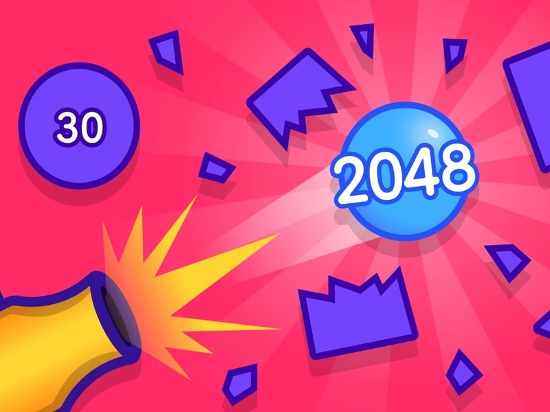 Hra 2048 Ničenie blokov online