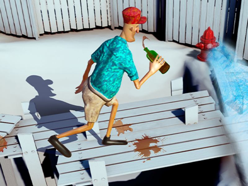 Hra Opitý muž 3D online