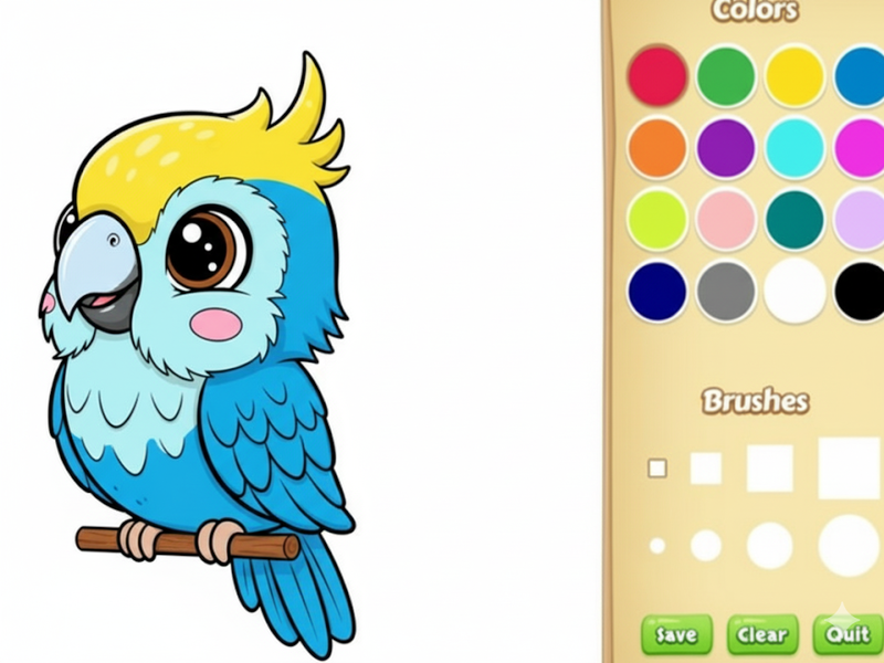 Hra Vyfarbenie knihy: Kawyan Animal online