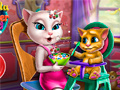 Hra Angela: Kŕmenie Batolata online