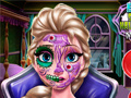 Hra Elsa Strašidelný Halloween Make-up online