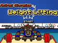 Hra Zvieracie olympiády: zdvíhanie závaží online