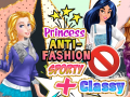 Hra Princezná Anti Móda: Športový + Elegantný online