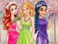 Hra Farby jarných princeznovských šiat online