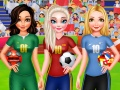 Hra Najlepšia priateľka princeznej Hlasuj za futbal 2018 online