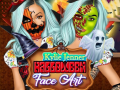 Hra Halloween umenie na tvár Kylie Jenner online