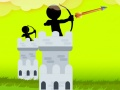Hra Stickman Lukostrelec Hrad online