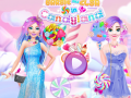 Hra Barbie a Elsa v Krajine cukríkov online