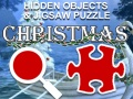 Hra Skryté objekty a vianočné puzzle online