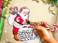Hra Vianočné maľovanie so Santa Clausom online
