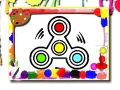 Hra Kniha na maľovanie s fidget spinnerom online