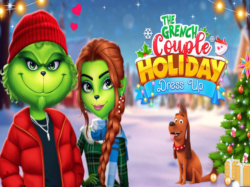 Hra Par Grinchi: Prázdninové oblečenie online