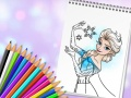 Hra Úžasná maľovanka princezien online