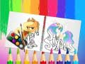 Hra Sladká pony omaľovánka online