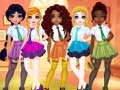 Hra Princezné BFF Bežia Do Školy online