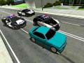 Hra Šialený závod policajných áut: Policajné auto vs Únik gangsterov online