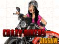 Hra Blázniví Bikeri Puzzle online