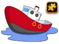 Hra Puzzle s loďou z animácie online