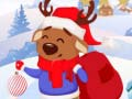 Hra Vianočný Jeleň Puzzle online
