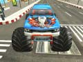Hra Parkovanie Monster Truckov v Meste online