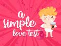 Hra Jednoduchý test lásky online