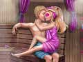 Hra Super Bábika Sauna Flirtovanie online